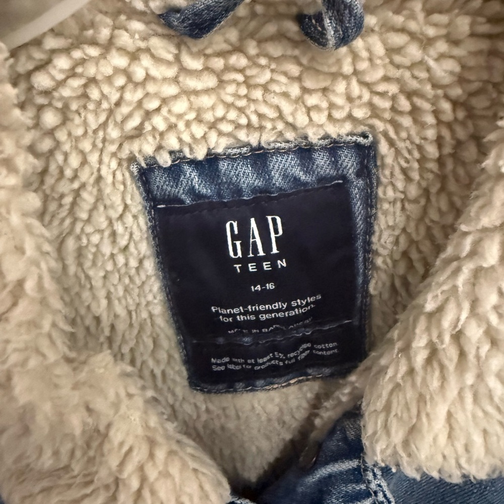 Gap Jean Jacket Big Teen 14-16 - Picture 2 of 3